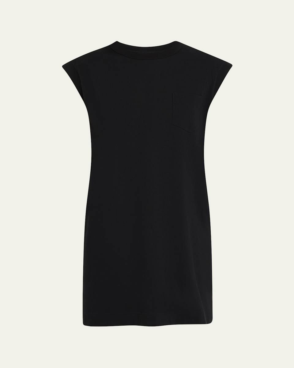 Hybrid Satin Ruffle Back Knit Front Shirt Dress